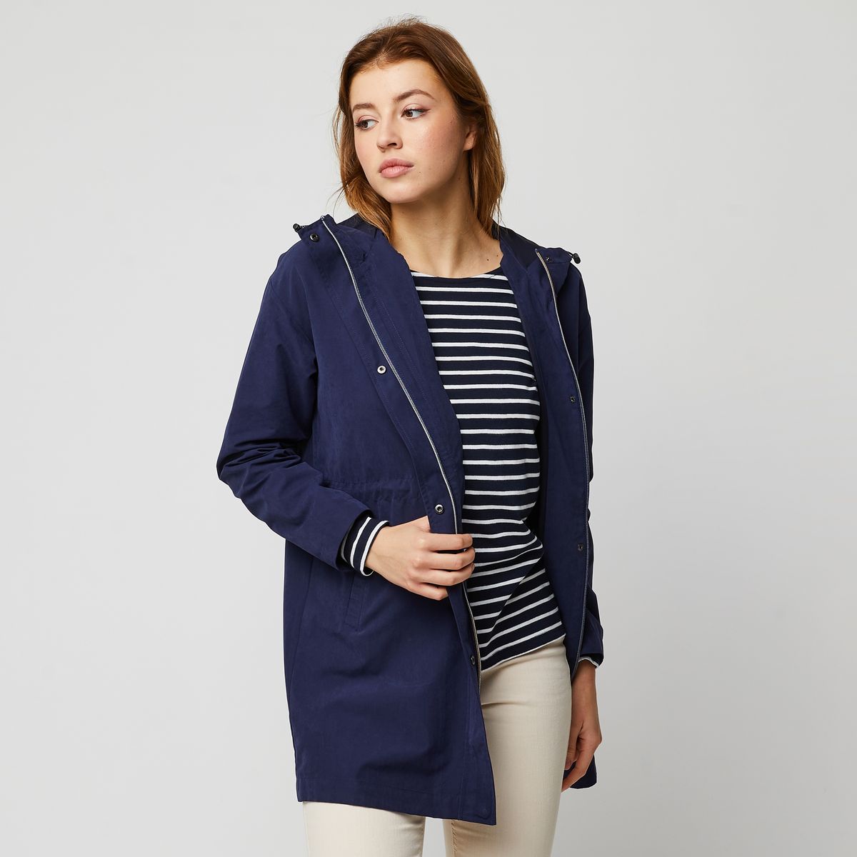 INEXTENSO Imperméable marine femme