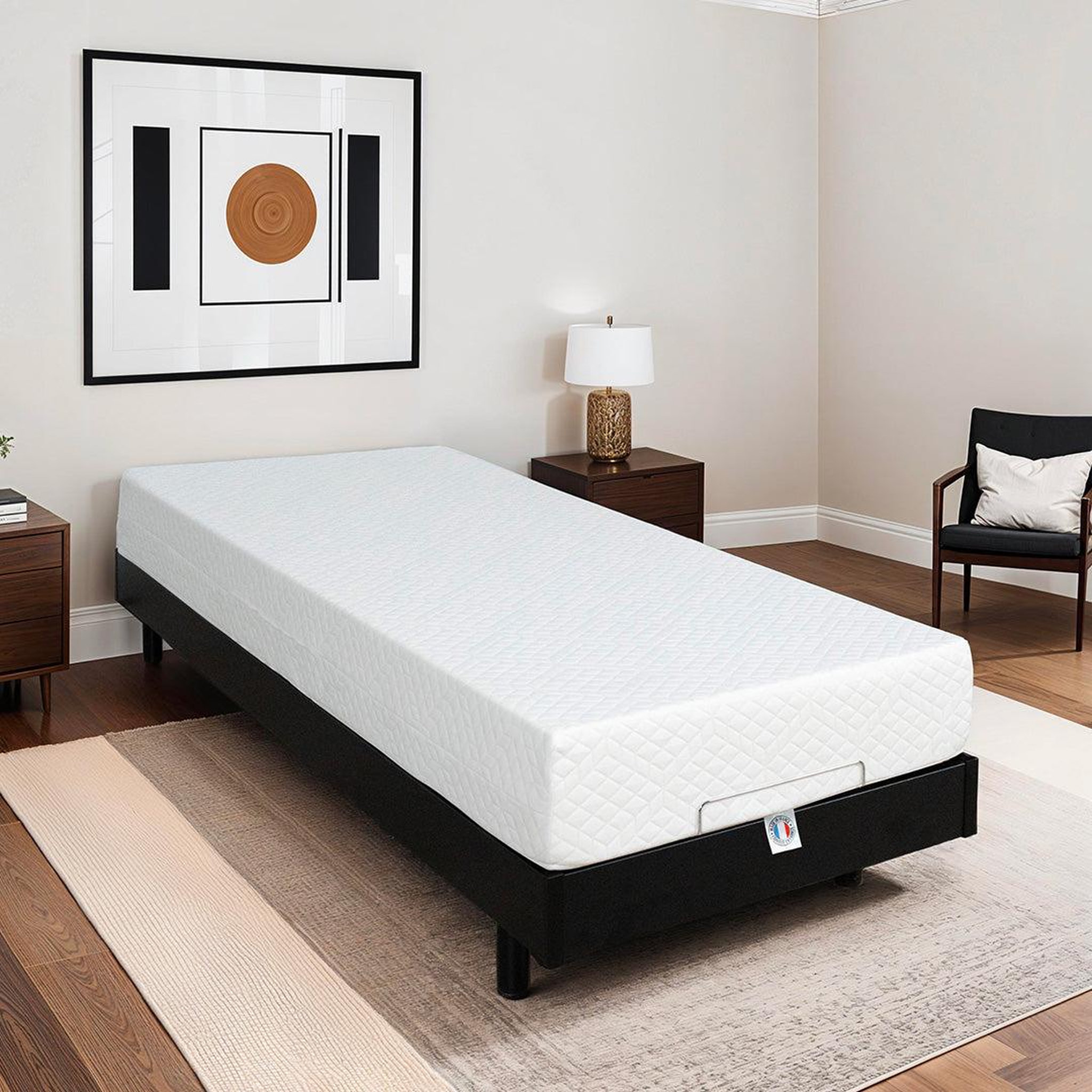 Voir la diapositive 6 : BELLECOUR Bellecour literie | ensemble duo flex | sommiers électriques + matelas mémoire de forme