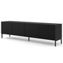 Voir la diapositive 1 : BEST MOBILIER Lara - meuble tv - pieds noirs - 200 cm