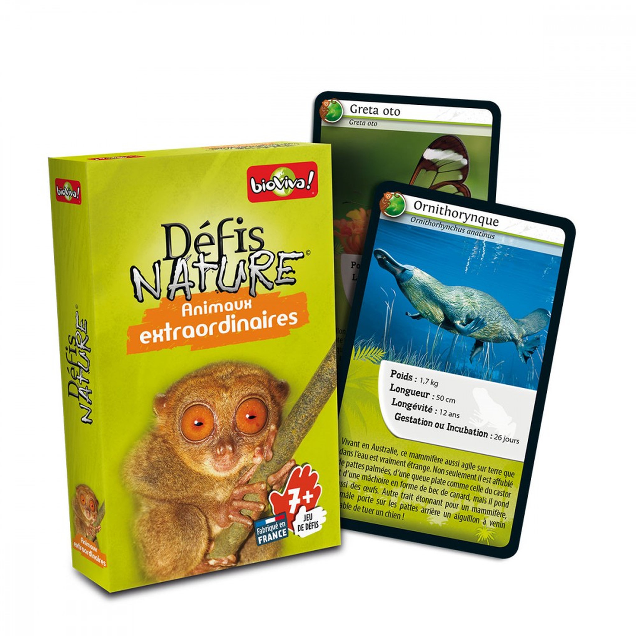 Voir la diapositive 2 : BIOVIVA Défis Nature - Animaux Extraordinaires