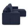 Voir la diapositive 6 : LISA DESIGN Livy - canapé d'angle réversible 4 places convertible avec coffre en velours côtelé grosses côtes