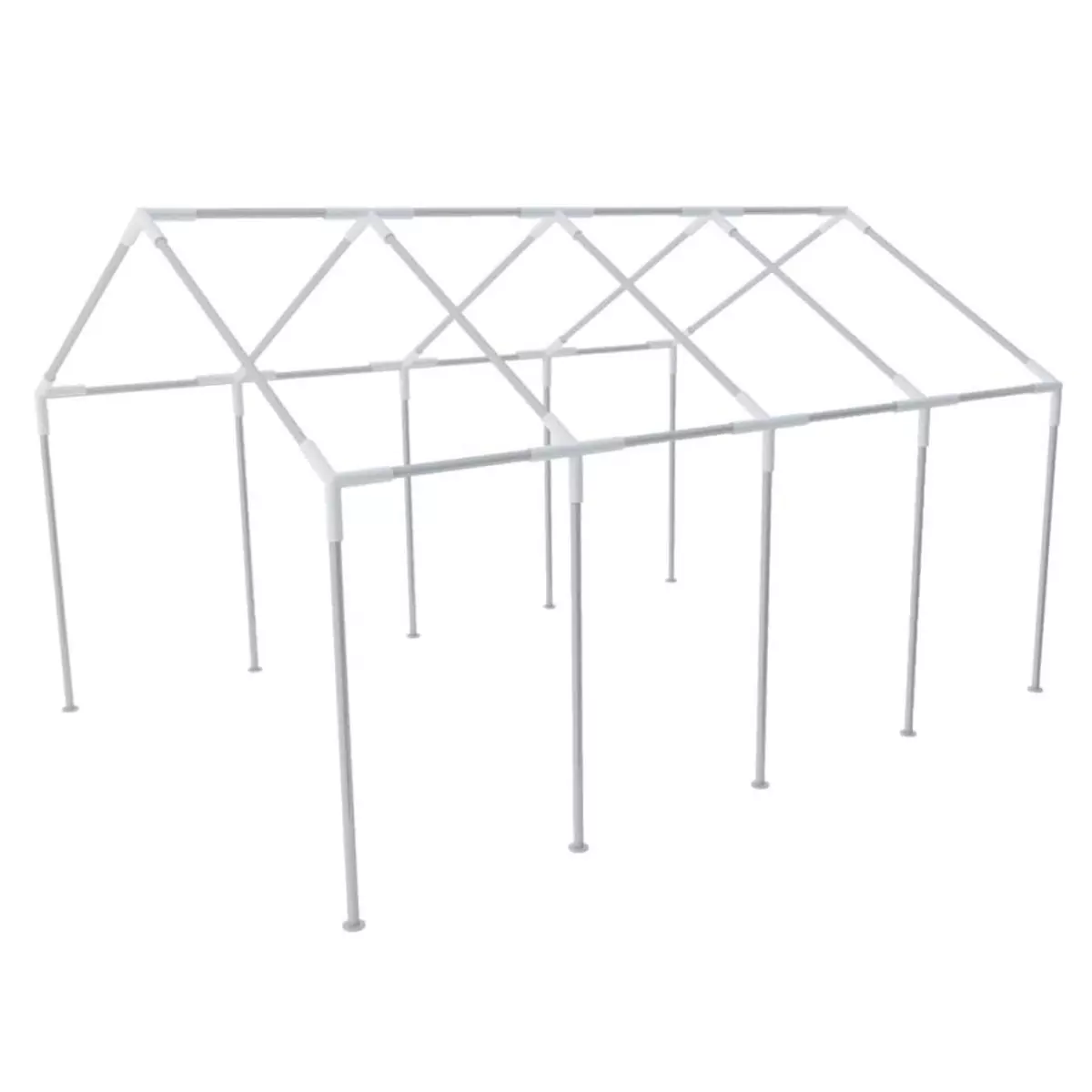 VIDAXL Structure de tente chapiteau pavillon jardin 8 x 4 m