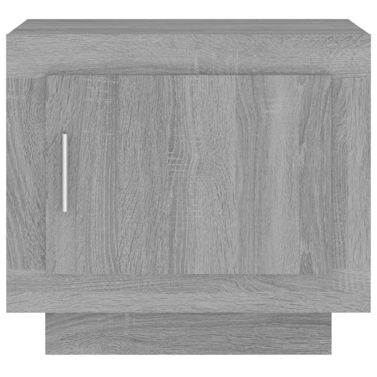 VIDAXL Table basse sonoma gris 51x50x45 cm bois d'ingenierie