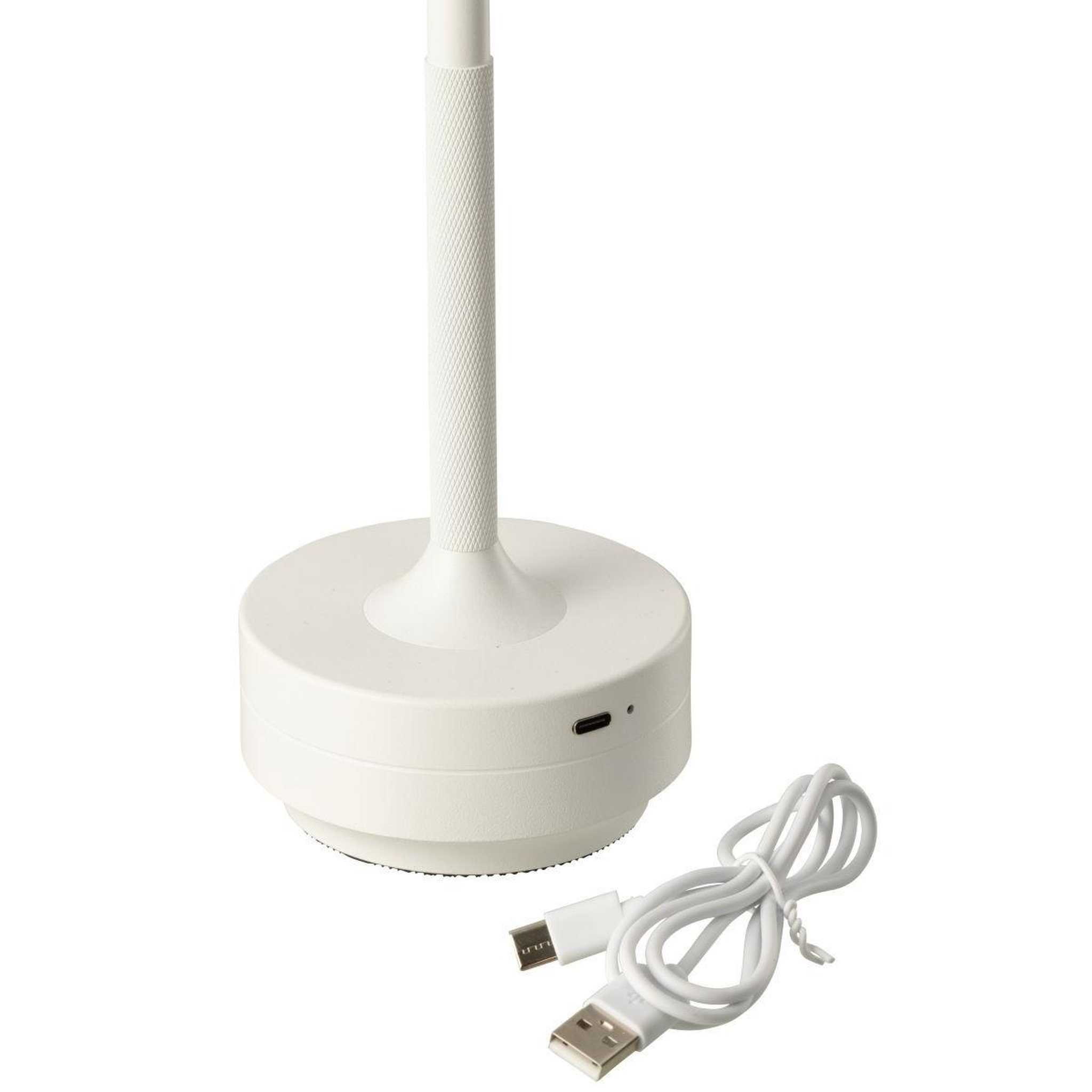 Voir la diapositive 5 : J-LINE Lampe à poser à led  touch  27cm blanc