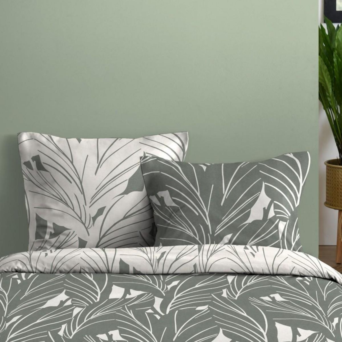 STOF Housse de couette 260x240 CALLUM + 2 taies coton 57 fils