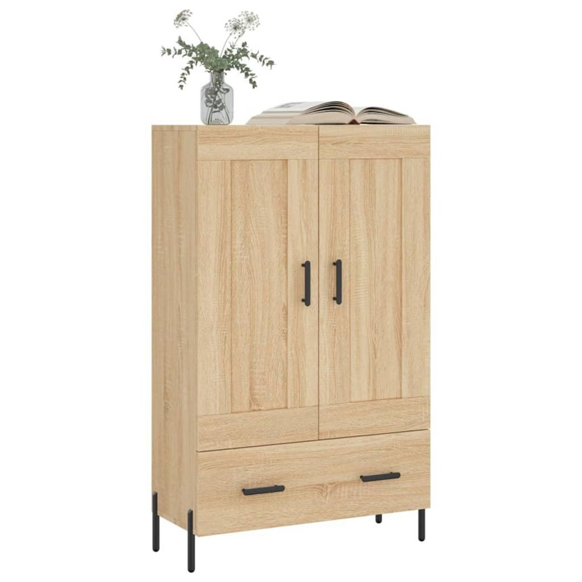 VIDAXL Buffet haut chene sonoma 69,5x31x115 cm bois d'ingenierie