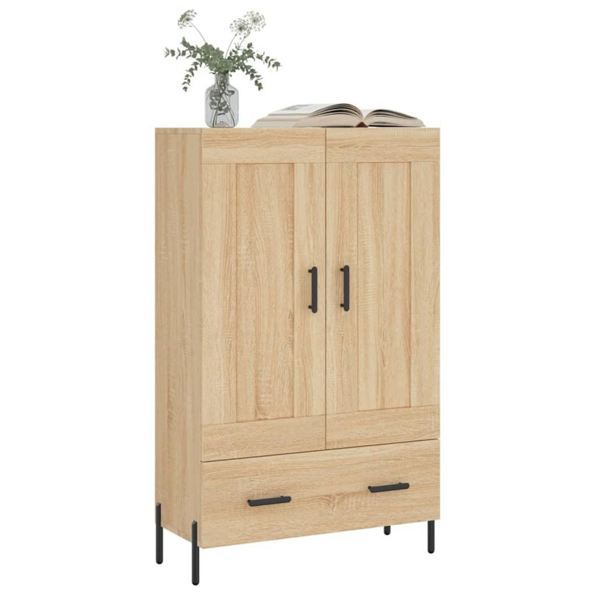 VIDAXL Buffet haut chene sonoma 69,5x31x115 cm bois d'ingenierie