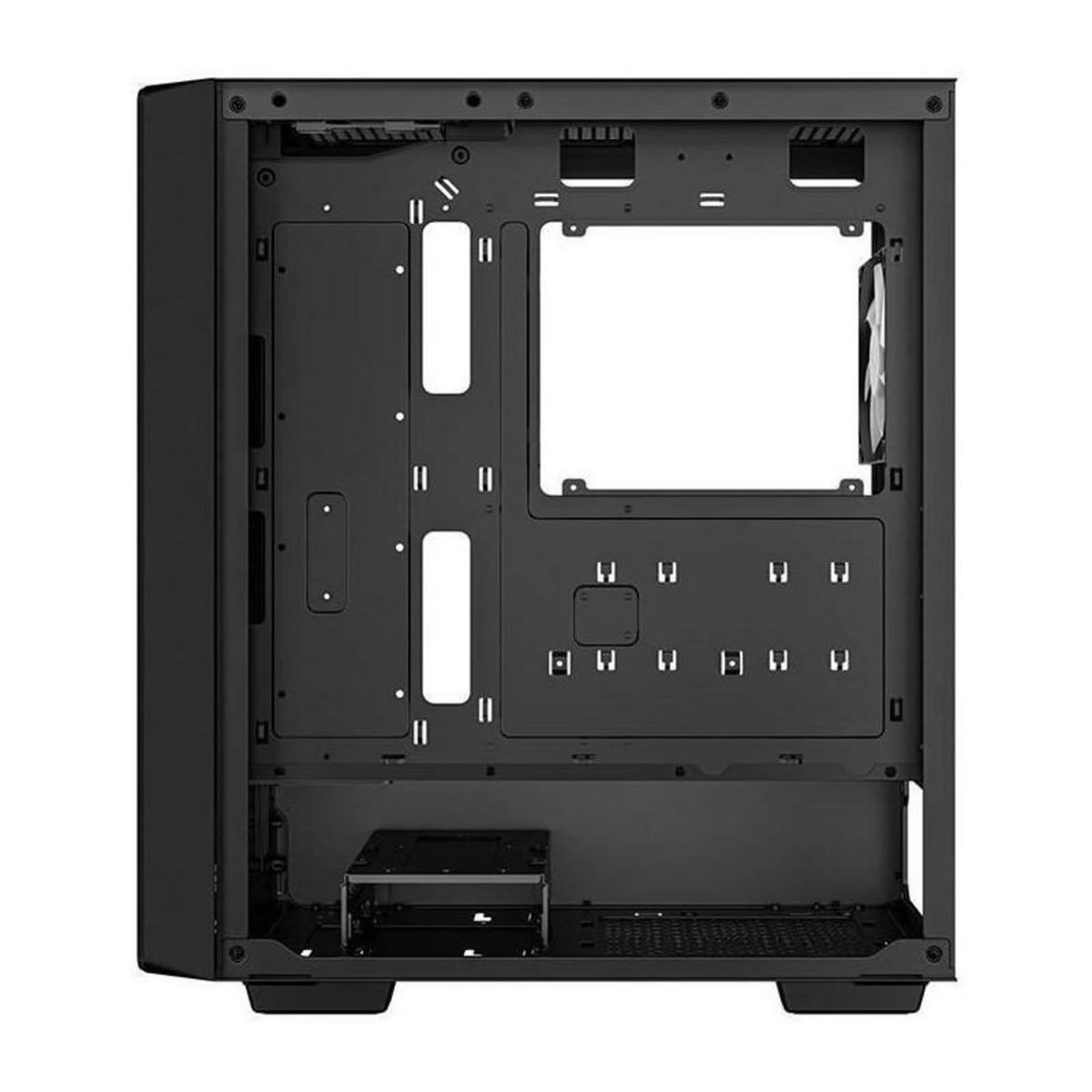 Deepcool Boîtier PC - DEEPCOOL - CC560 ARGB V2 (Noir) - Moyen tour - Format ATX - Circulation d'air optimisée