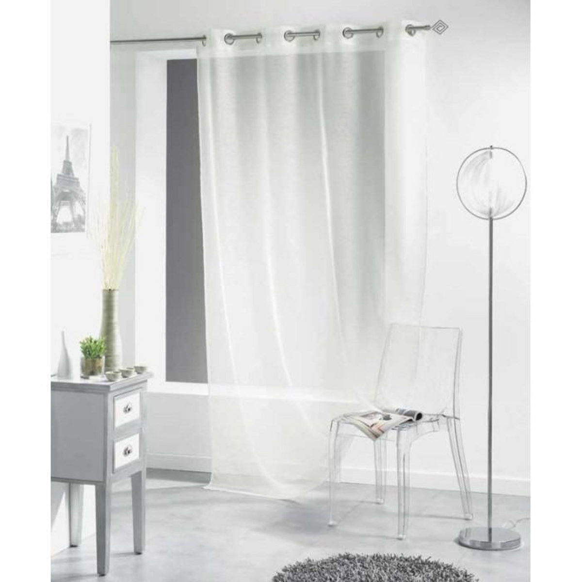 Paris Prix Rideau Voilage  Lisséa  140x240cm Naturel