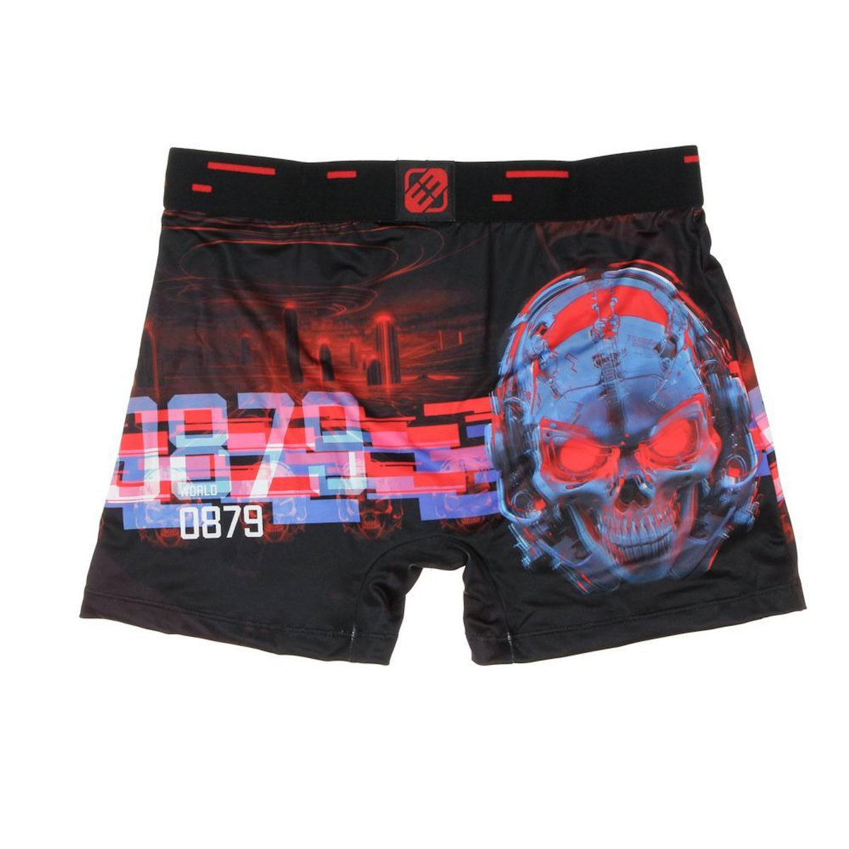 FREEGUN Boxer Noir/Rouge à Imprimés Homme Freegun SKU
