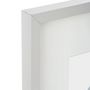 Voir la diapositive 2 : ATMOSPHERA Cadre Photo en Verre  Manu  40x50cm Blanc