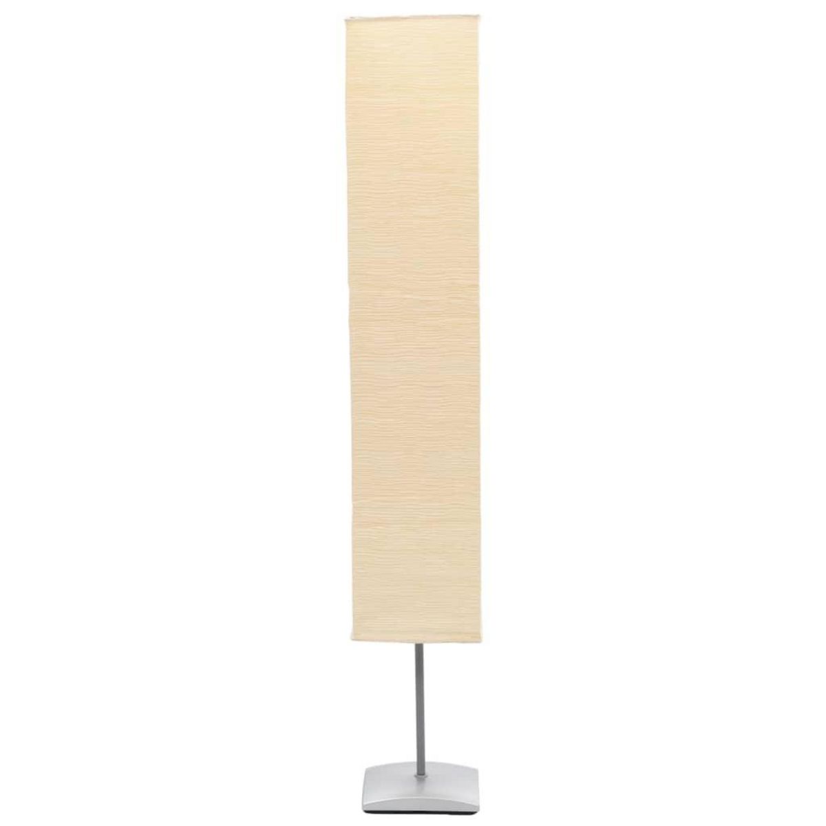 VIDAXL Lampadaire avec support en acier 135 cm Beige