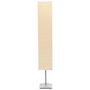 Voir la diapositive 2 : VIDAXL Lampadaire avec support en acier 135 cm Beige