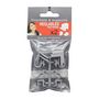 Voir la diapositive 2 : Paris Prix Lot de 2 Crochets & Supports  Réglables  15cm Gris