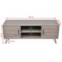 Voir la diapositive 5 : VIDAXL Meuble TV 120x40x45 cm Gris
