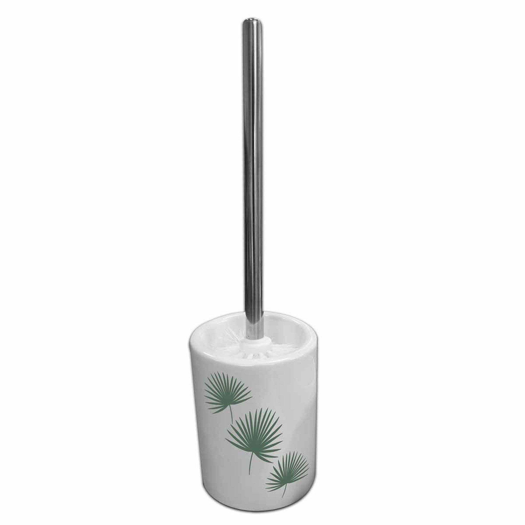 Douceur d'Intérieur Brosse wc en céramique  jungly  37cm blanc