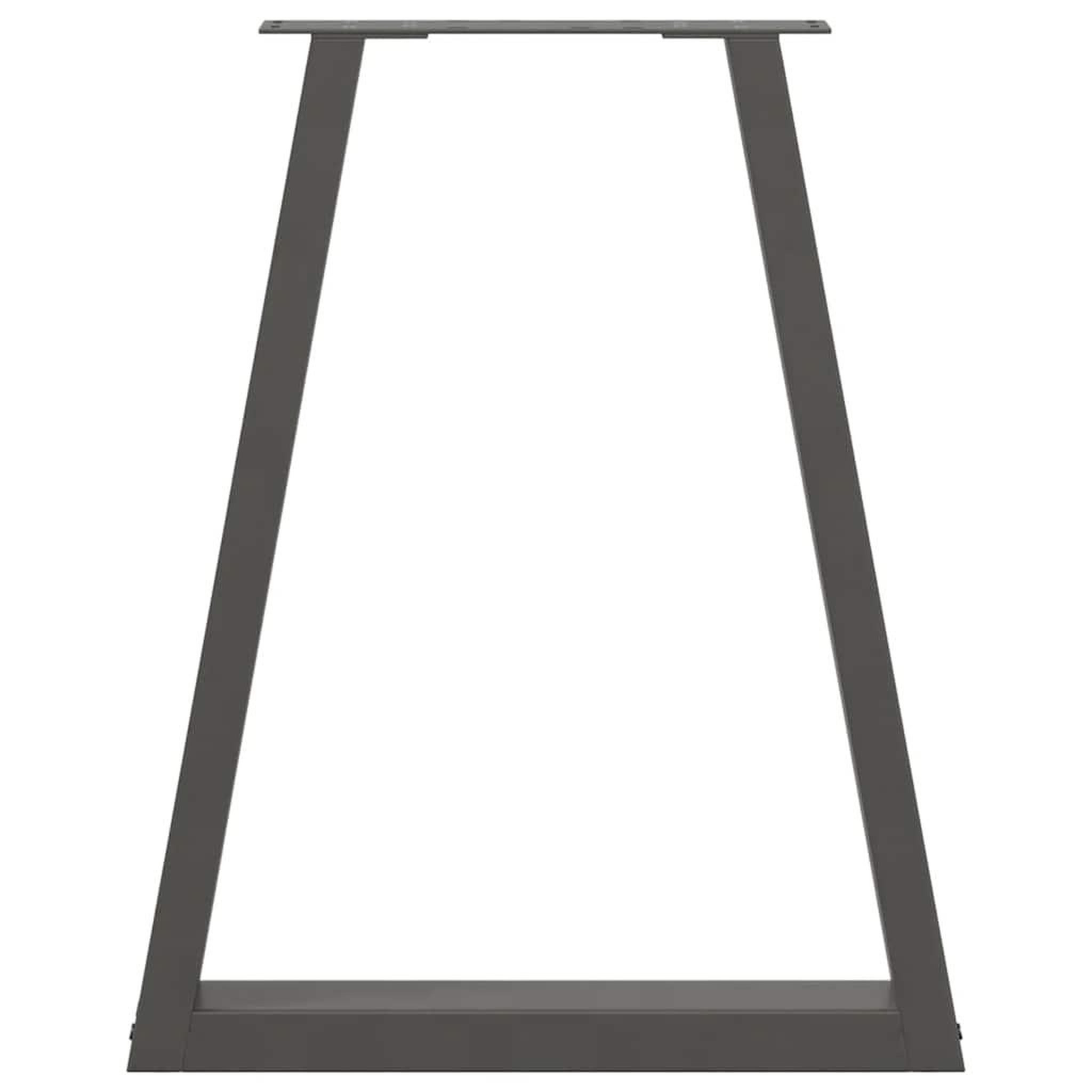 Voir la diapositive 5 : VIDAXL Pieds de table basse forme de V 2 pcs anthracite 60x(72-73) cm