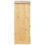 Voir la diapositive 5 : VIDAXL Armoire à vin Corona 97x45x114 cm bois de pin massif