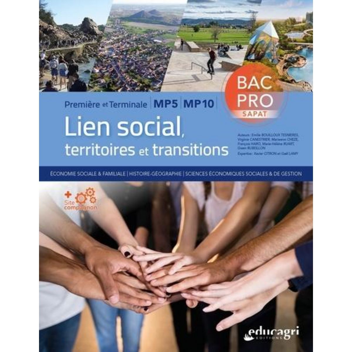 LIEN SOCIAL, TERRITOIRES ET TRANSITIONS 1RE ET TLE MP5-MP10 BAC PRO SAPAT, Bouilloux Tesnières Emilie
