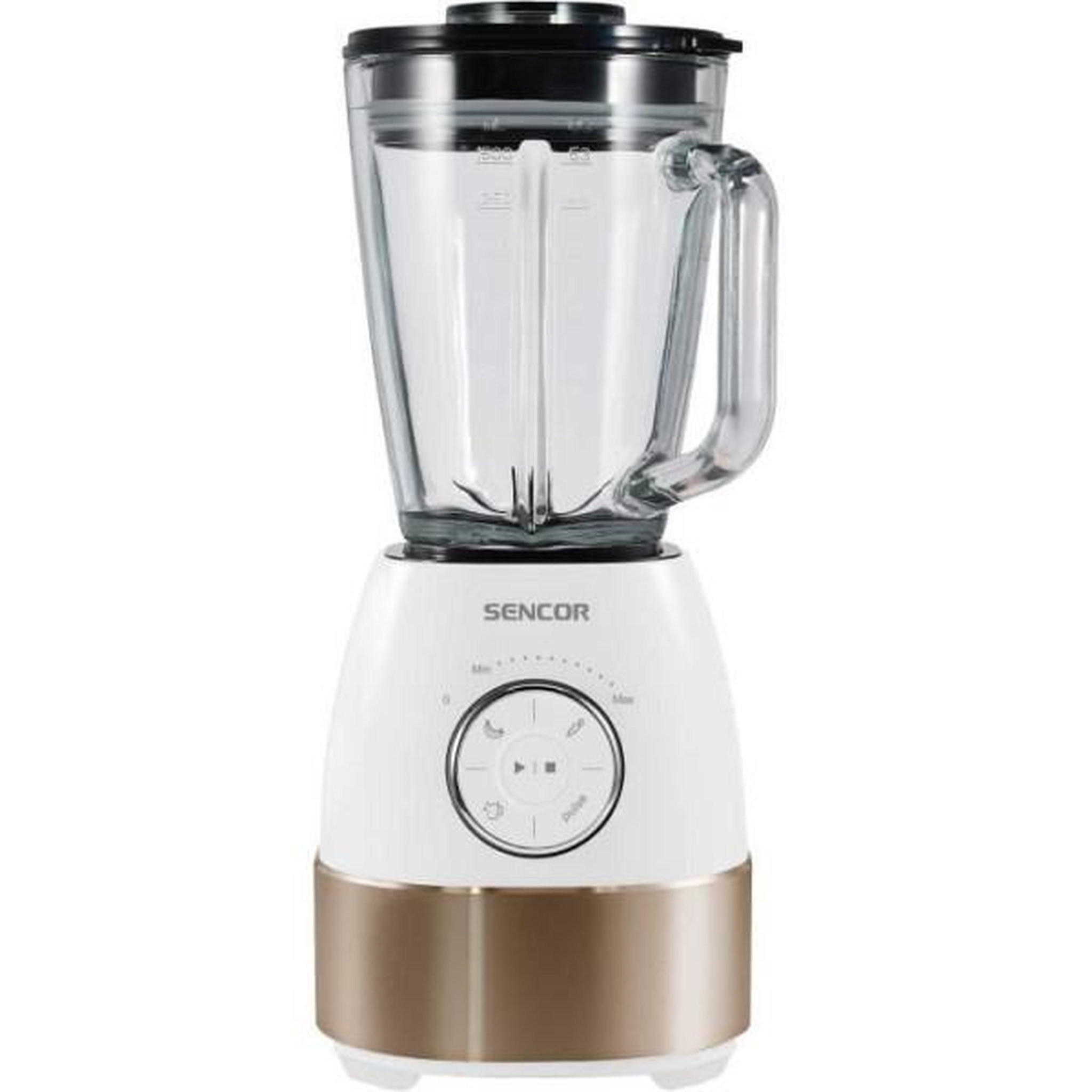 MARKET24 Blender  - SENCOR - SBL 5870GD - 1800 W - 1,5 L - 24000 trs/min - Blanc / Or