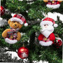 Voir la diapositive 4 : WERKAPRO Décoration Père Noël à suspendre  8 x 13 cm