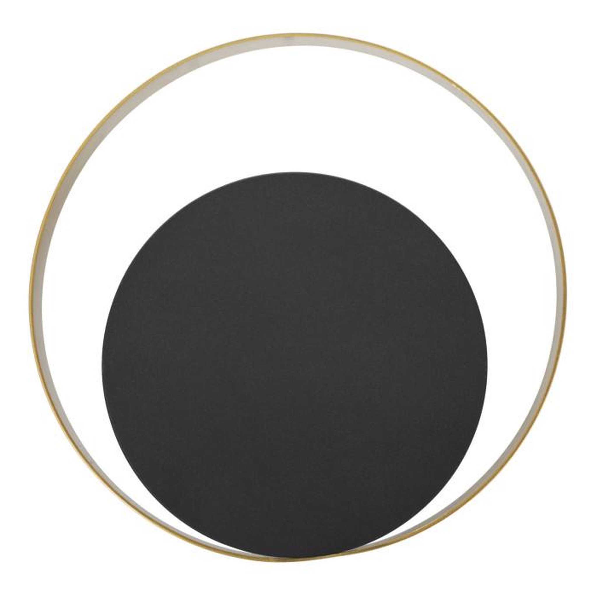Voir la diapositive 2 : Paris Prix Applique Murale en Métal  Shuttle  25cm Noir & Or