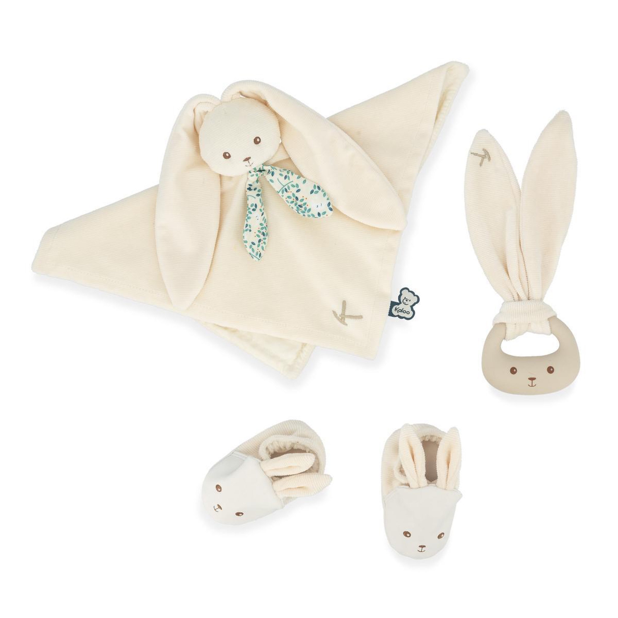 Voir la diapositive 2 : Kaloo coffret cadeau naissance Lapinou creme