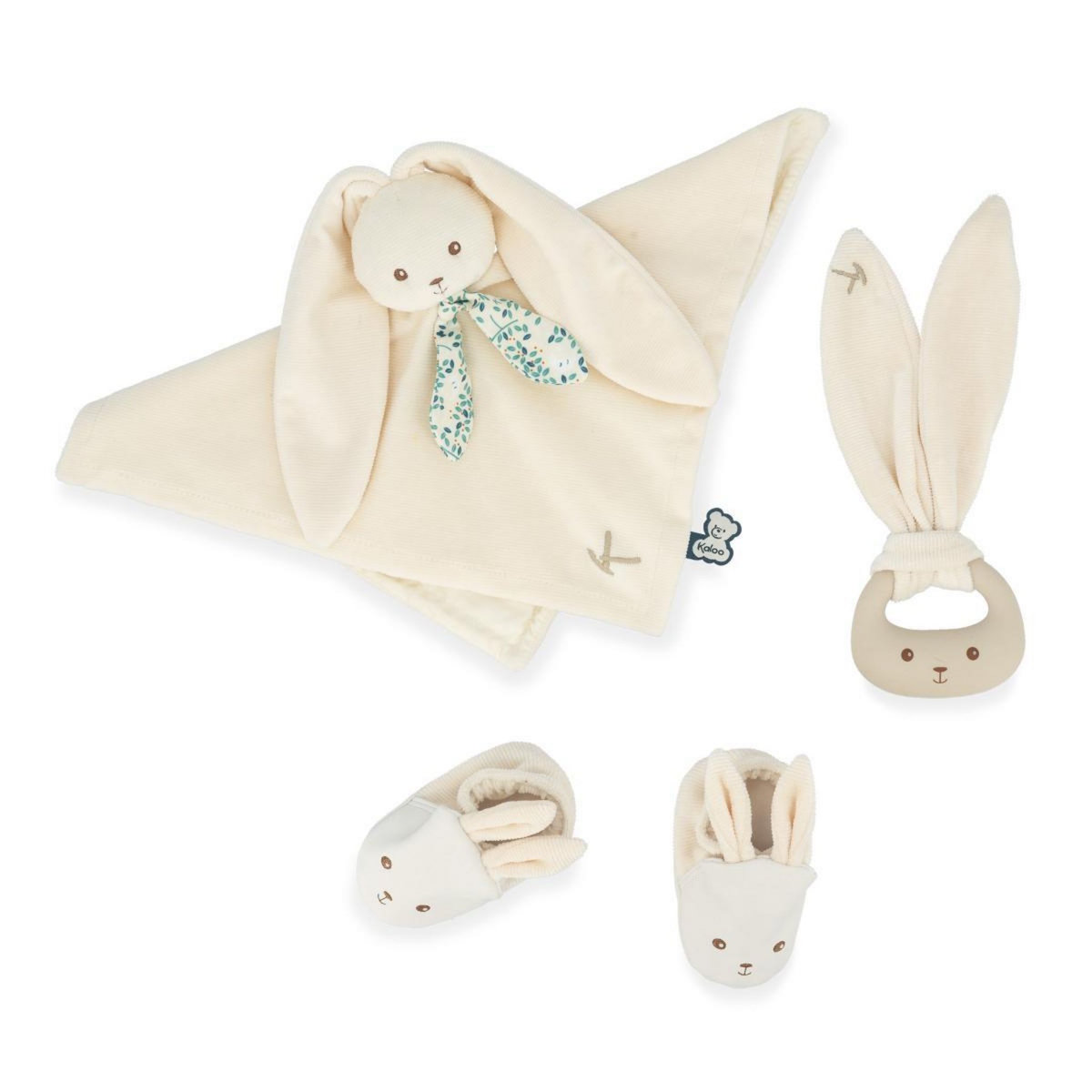 Kaloo coffret cadeau naissance Lapinou creme