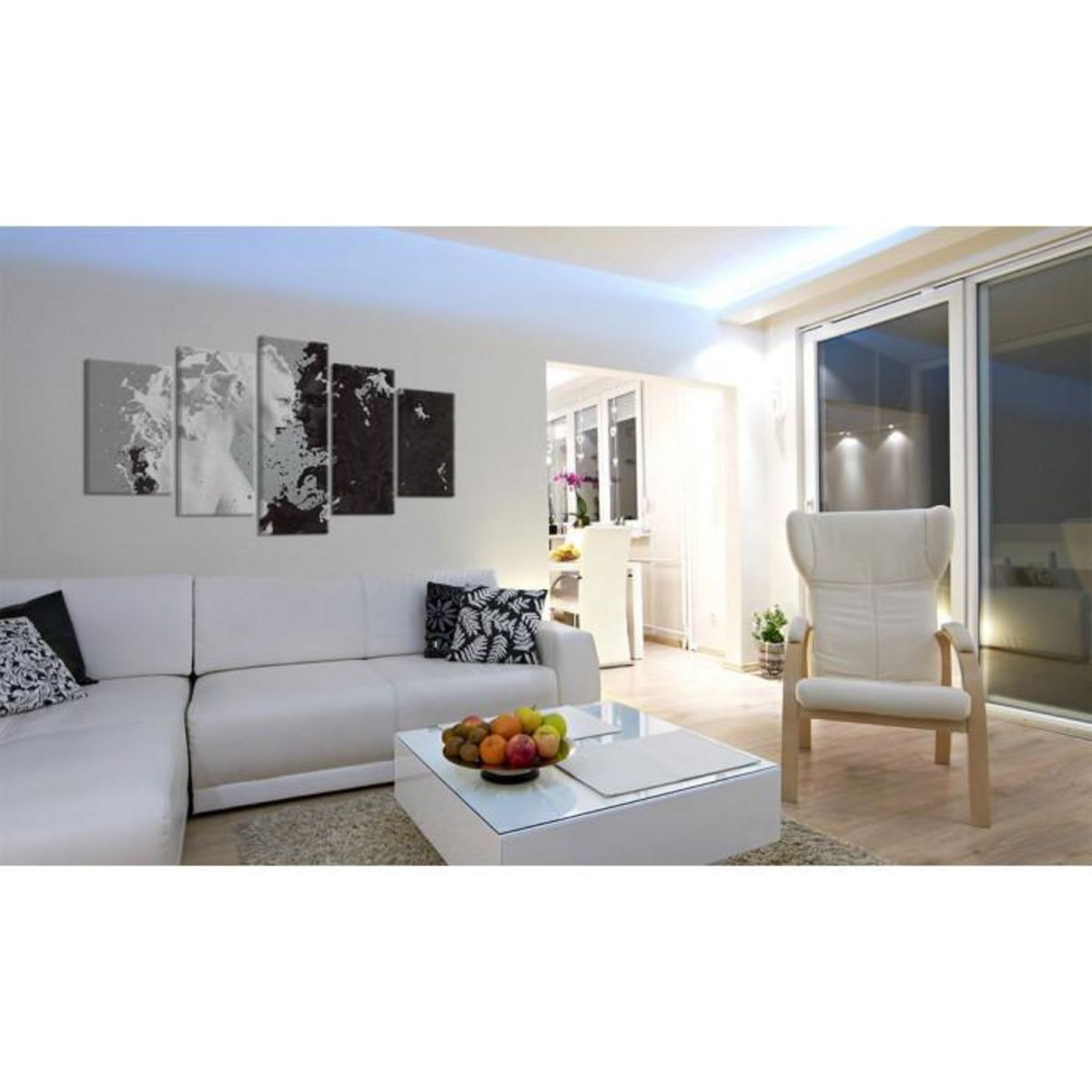 Paris Prix Tableau Imprimé  Milk & Choco 5 Pieces