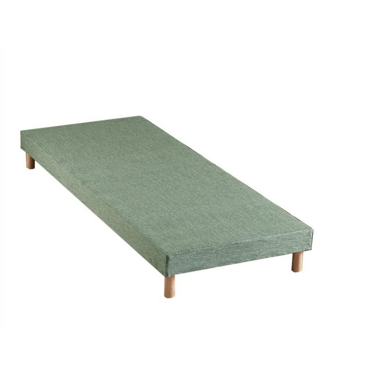 IDLITERIE Sommier tapissier à lattes vert celadon made in France