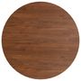 Voir la diapositive 2 : VIDAXL Dessus de table rond Marron fonce Ø90x1,5cm Chene massif traite