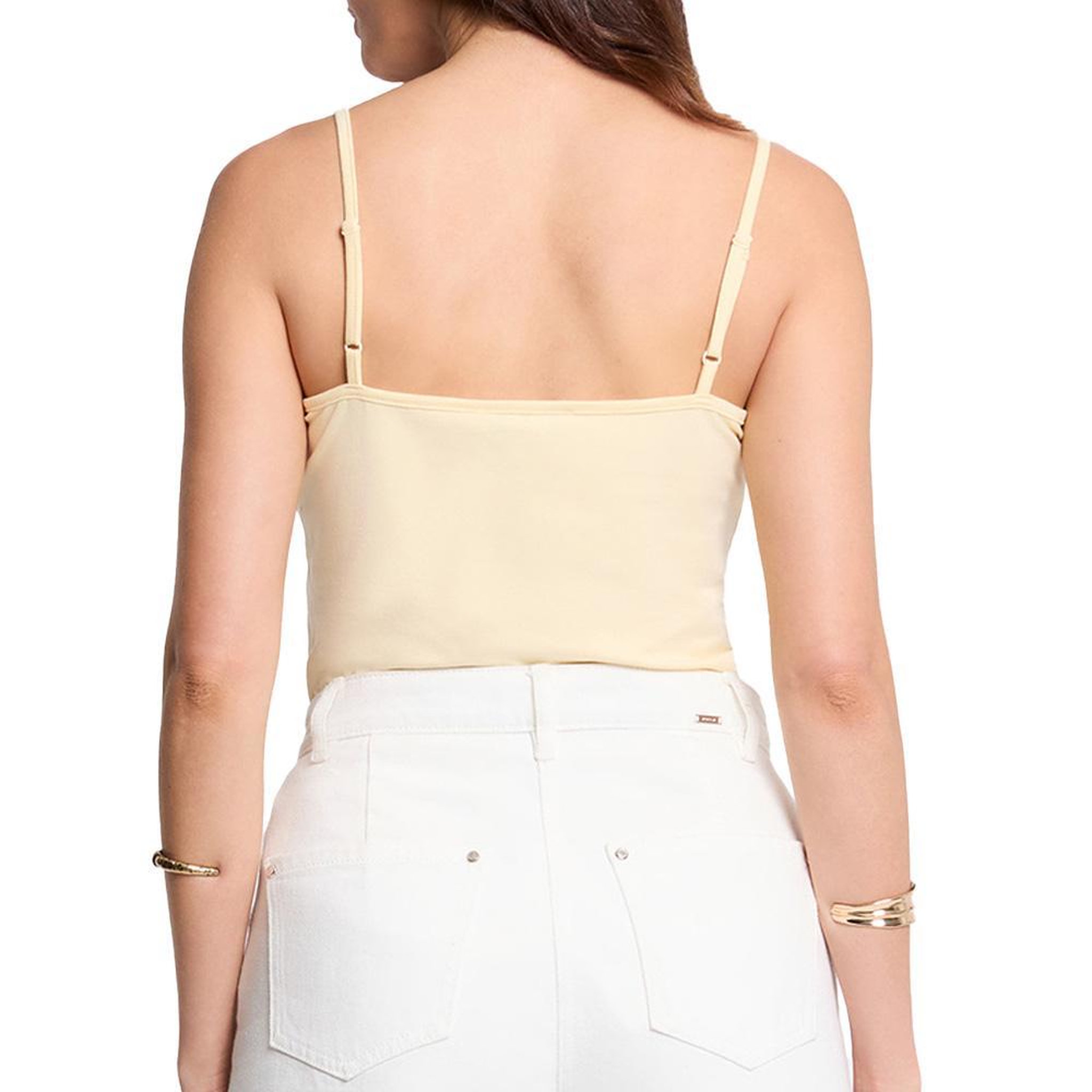 Voir la diapositive 2 : MORGAN Débardeur Jaune Femme Morgan Basic