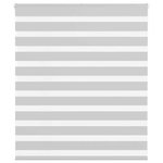 VIDAXL Store zebre gris clair largeur du tissu 120,9 cm polyester