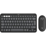 Logitech Logitech Pebble 2 Combo clavier Souris incluse RF sans fil + Bluetooth QWERTY Italien Graphite