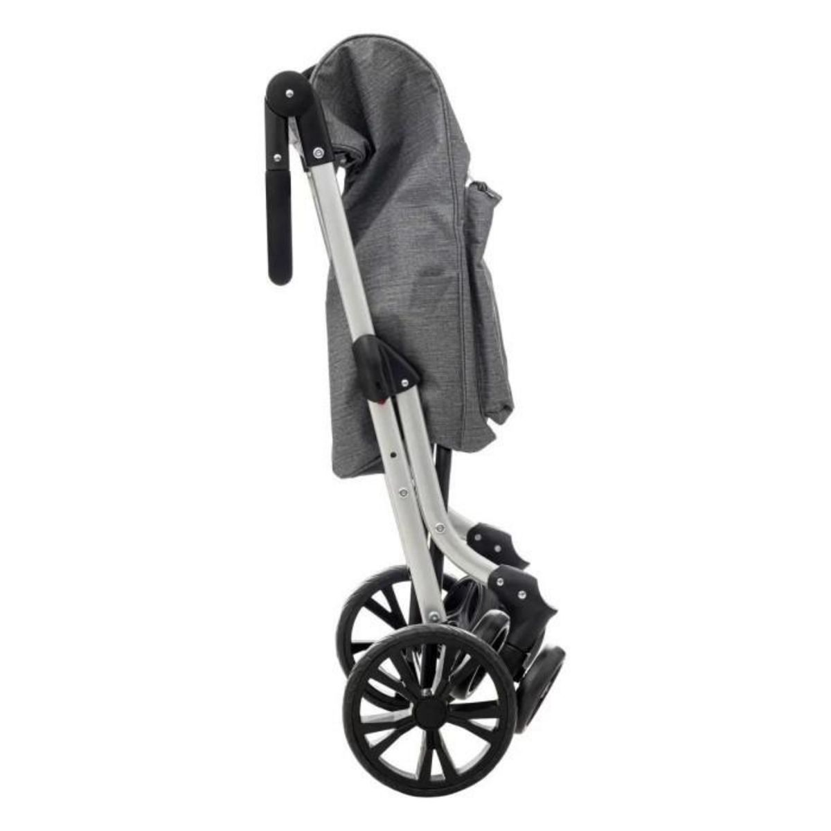 FIVE Chariot de Marché  4 Roues  100cm Gris