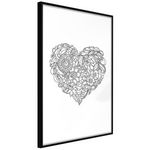 Paris Prix Affiche Murale Encadrée  Fulfillment of Love. Coloris disponibles : Noir, Jaune