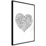 Paris Prix Affiche Murale Encadrée  Fulfillment of Love. Coloris disponibles : Noir, Jaune