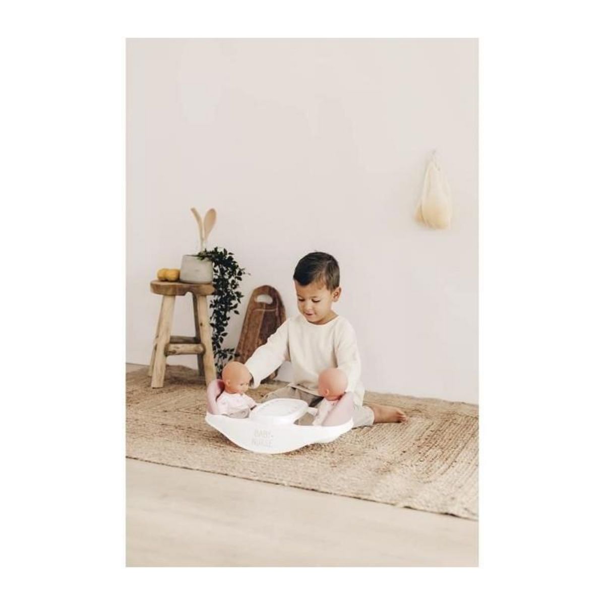 SMOBY BN CHAISE HAUTE JUMEAUX