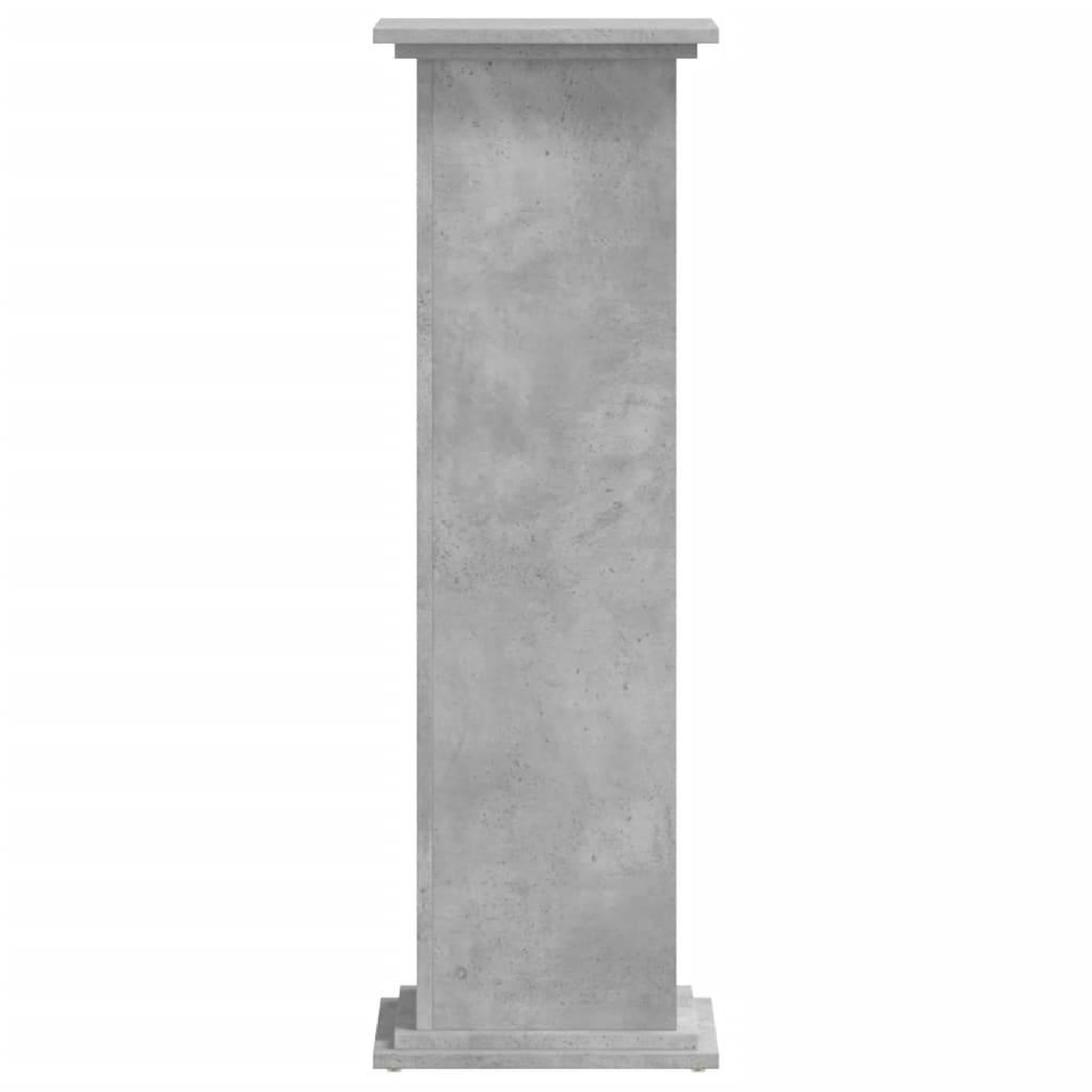 Voir la diapositive 4 : VIDAXL Support pour plantes gris beton 33x33x100 cm bois d'ingenierie