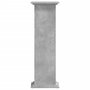 Voir la diapositive 4 : VIDAXL Support pour plantes gris beton 33x33x100 cm bois d'ingenierie