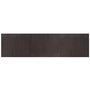 Voir la diapositive 2 : VIDAXL Tapis rectangulaire marron fonce 80x300 cm bambou