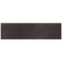 Voir la diapositive 2 : VIDAXL Tapis rectangulaire marron fonce 80x300 cm bambou