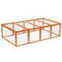 Voir la diapositive 1 : PAWHUT Clapier cage à lapins extérieur intérieur 2 portes supérieures 181L x 100l x 48H cm bois massif pin
