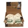 Voir la diapositive 4 : Entre temps Sac filet a provision avec pochon coton 36 x 35 cm