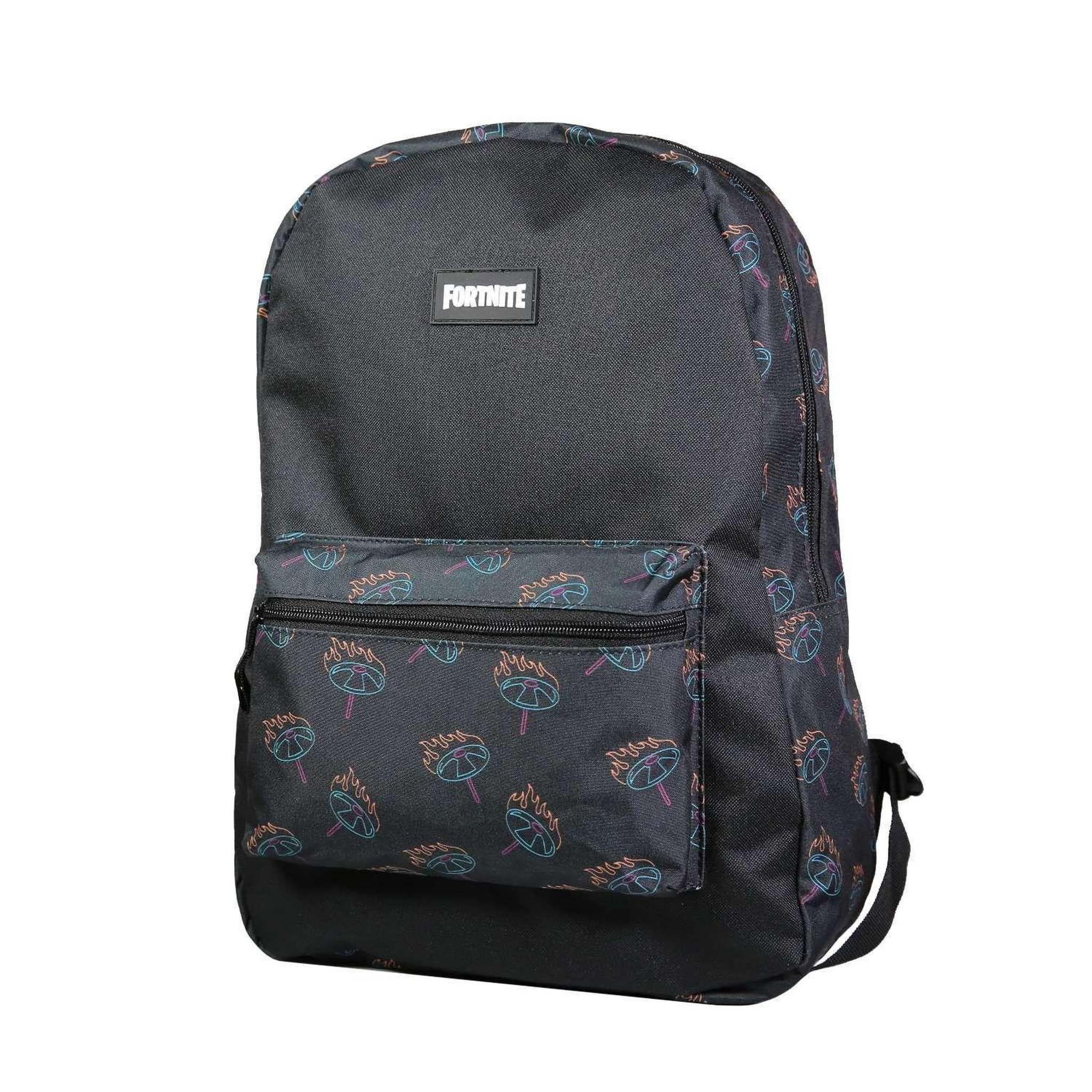Voir la diapositive 2 : Bagtrotter BAGTROTTER Sac à dos 1 compartiment 40 cm Fortnite Noir All Over
