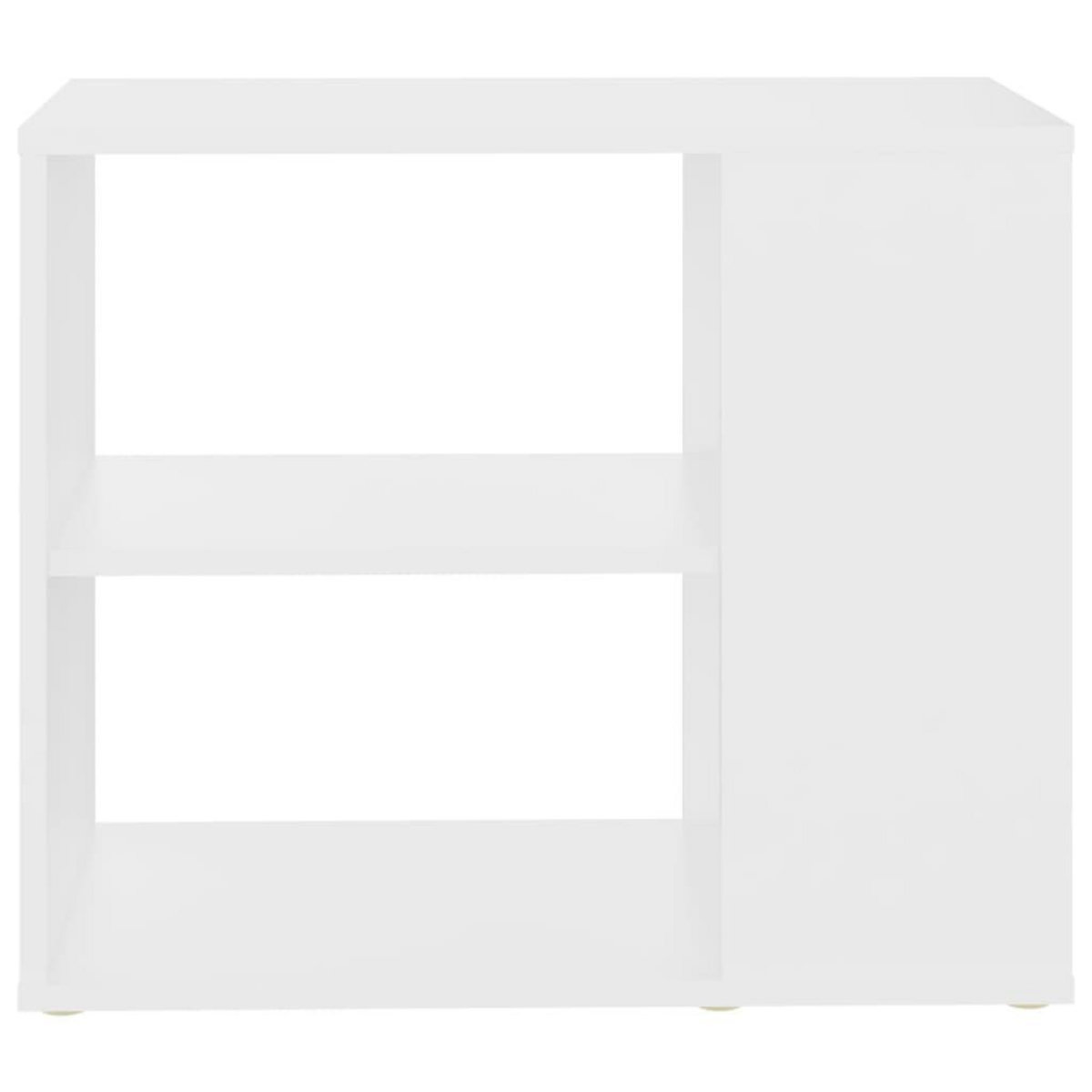 VIDAXL Armoire laterale Blanc 60x30x50 cm Agglomere