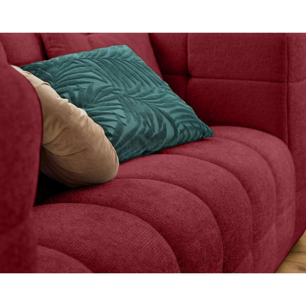 LISA DESIGN Suzano - canapé 3 places - en tissu texturé