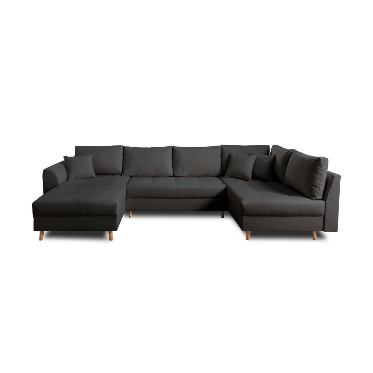 LISA DESIGN Rune - canapé panoramique - 7 places - style scandinave - droit