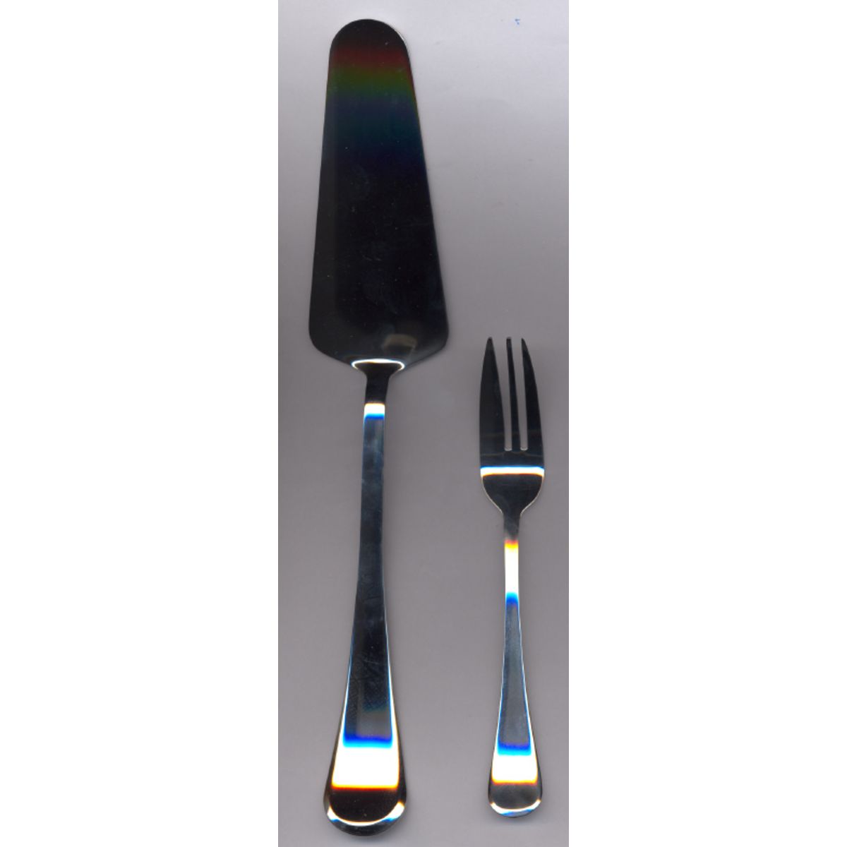 AUCHAN Set 7 couverts à dessert Wedding inox