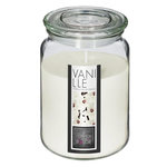 COMPTOIR DE LA BOUGIE Bougie Parfumée en Verre  Couvercle  510g Vanille